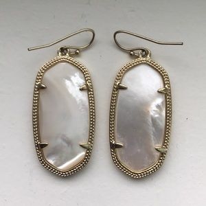 Kendra Scott Opaque White Earrings